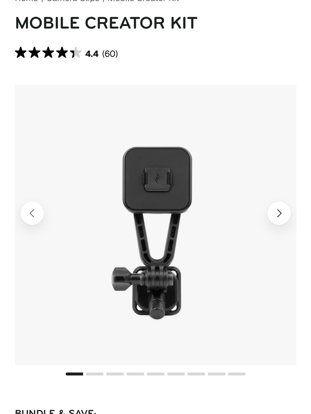 Mobile Creator Kit Mount - Black